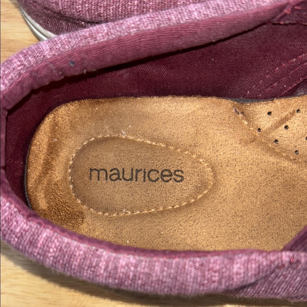 Maurices Purple Slip-On Sneakers size 9 - Picture 2 of 8